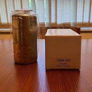 Golden Pillar Candle 2006-153